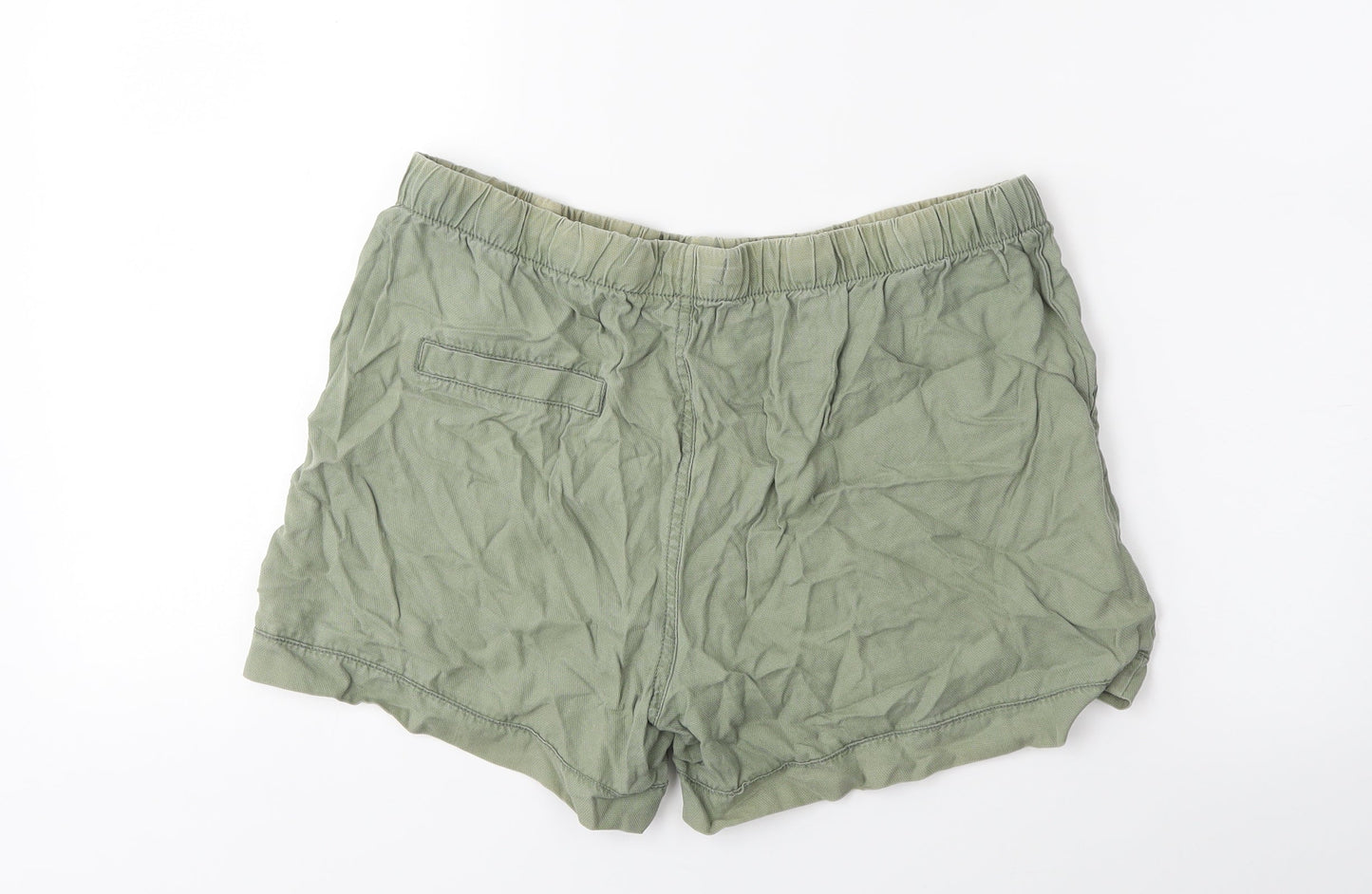 Papaya Womens Green   Sweat Shorts Size 12