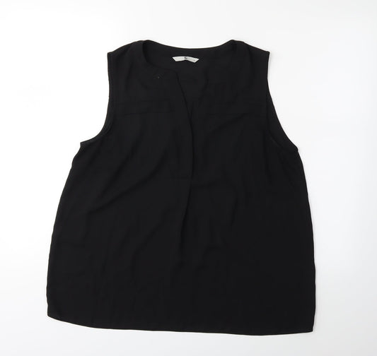 TU Womens Black   Basic Blouse Size 14