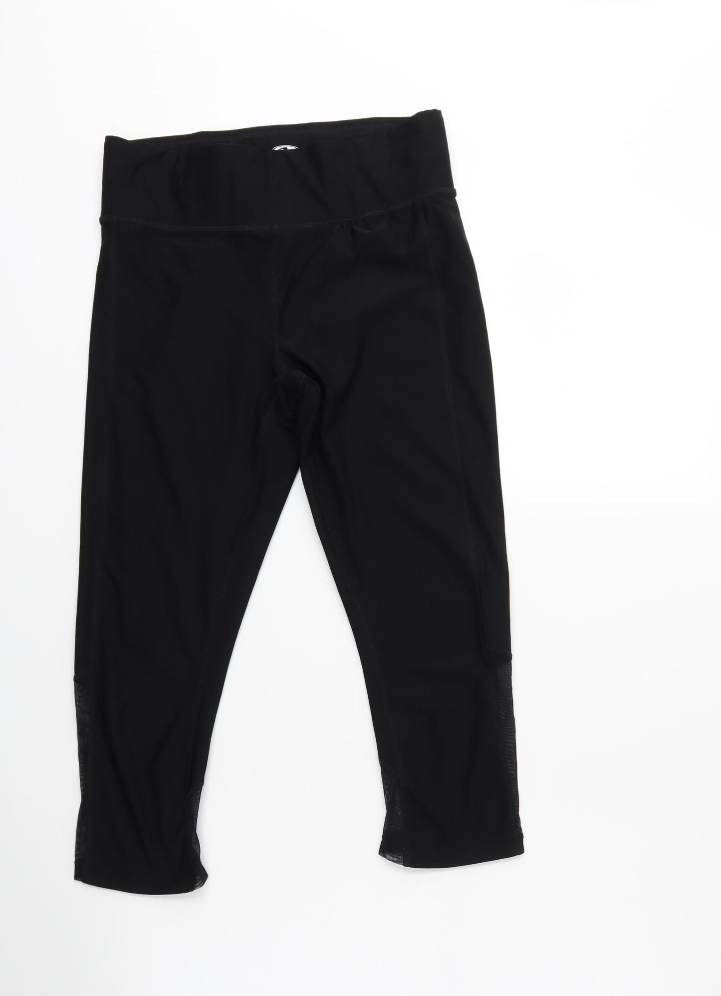 Womens UK Size S athletic wear Regular Fit Compression Black Leggings