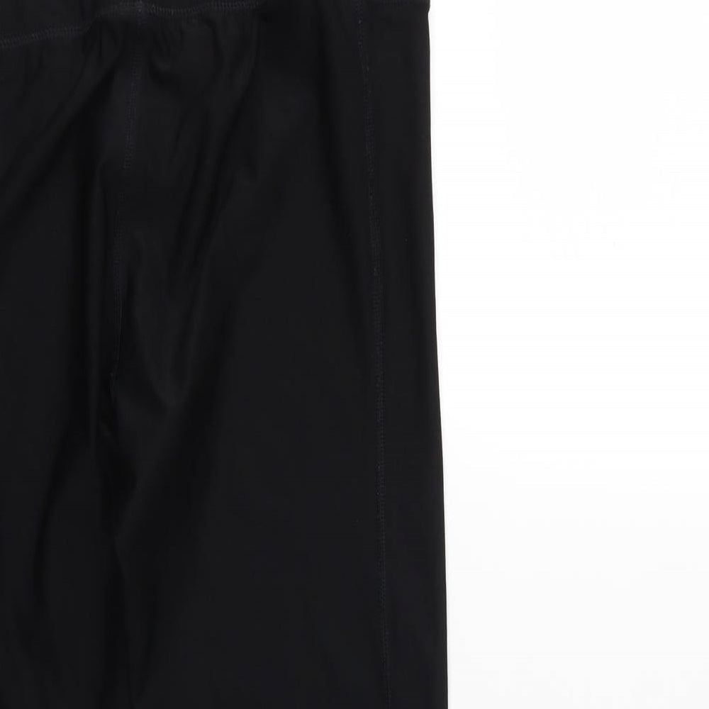 Womens UK Size S athletic wear Regular Fit Compression Black Leggings