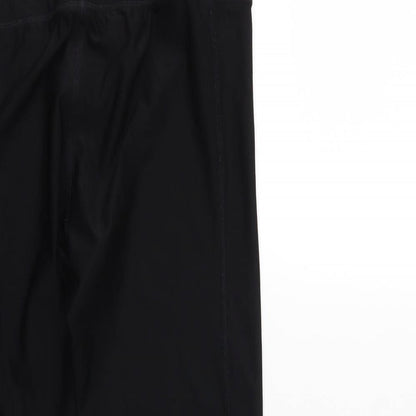 Womens UK Size S athletic wear Regular Fit Compression Black Leggings