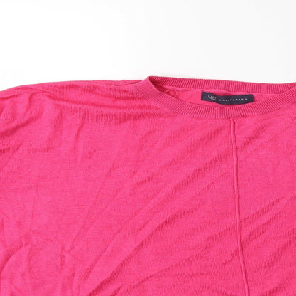 Marks and Spencer Womens Pink  Knit Pullover Jumper Size L