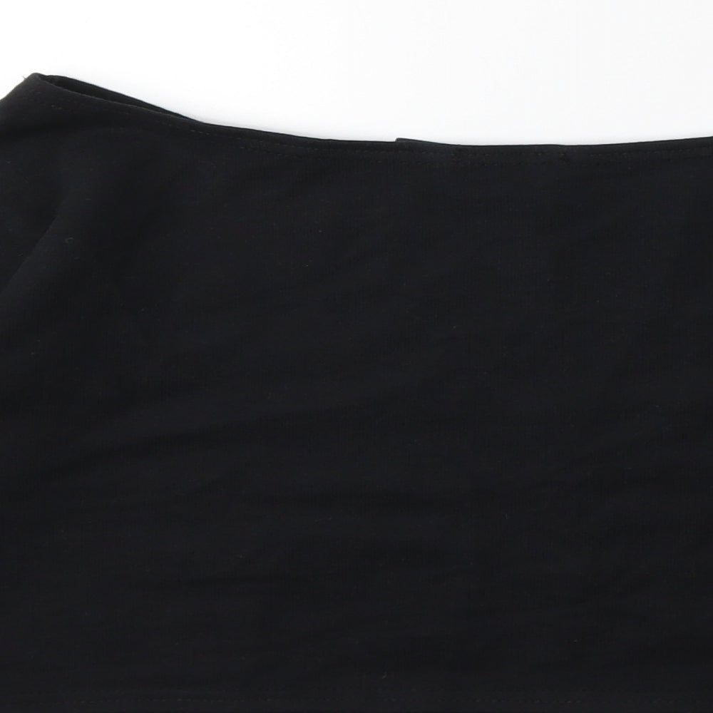 Boohoo Womens Black   Pullover Sweatshirt Size 10