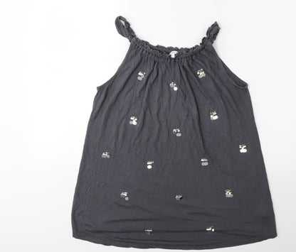NEXT Womens Grey   Basic Blouse Size 8