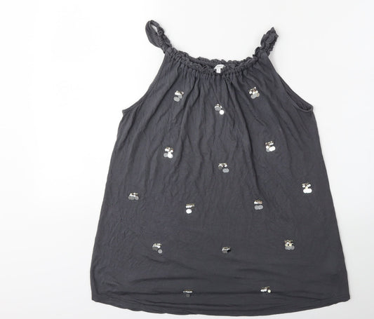 NEXT Womens Grey   Basic Blouse Size 8
