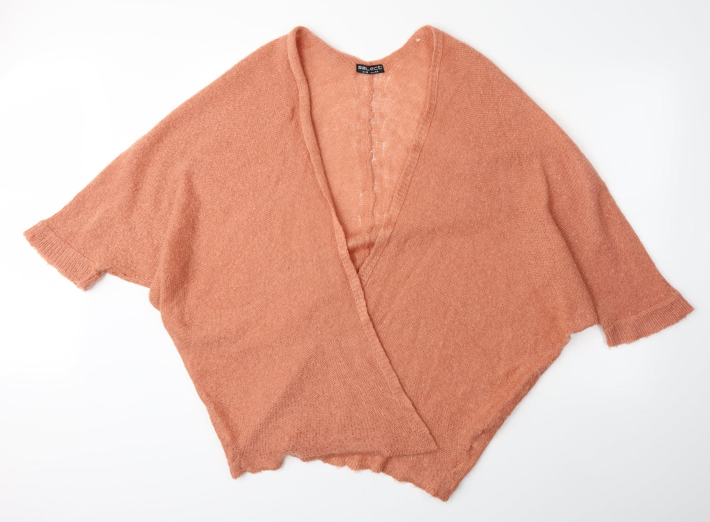 Select Womens Pink  Knit Cardigan Jumper Size 16