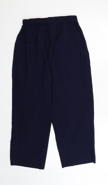 Naomee Womens Blue   Cropped Trousers Size L L20 in