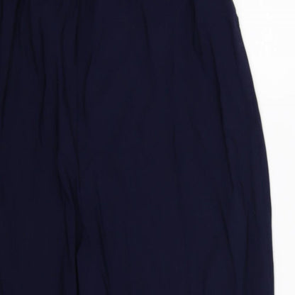Naomee Womens Blue   Cropped Trousers Size L L20 in
