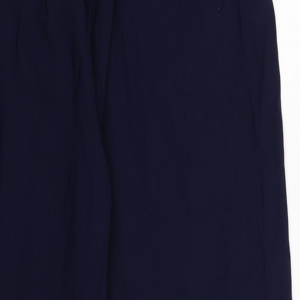 Naomee Womens Blue   Cropped Trousers Size L L20 in