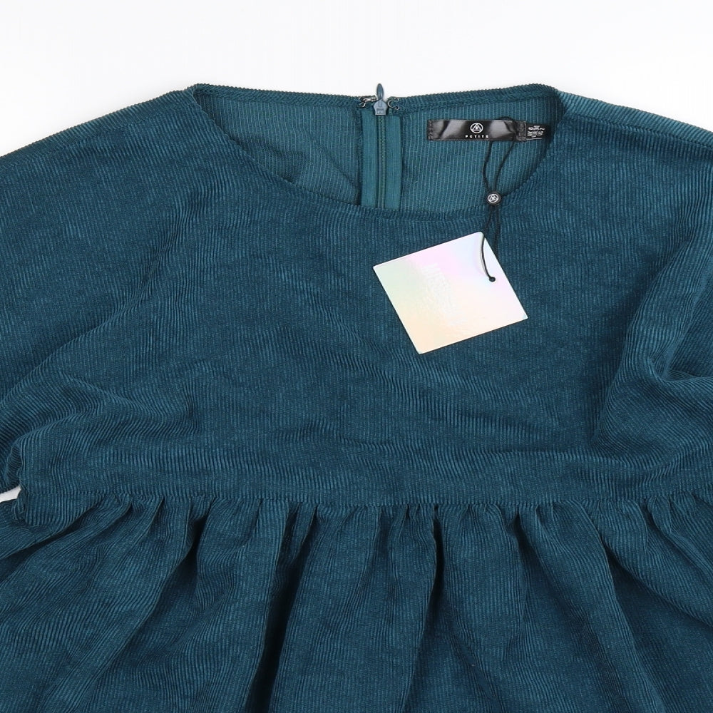 Missguided Womens Blue   Fit & Flare  Size 6