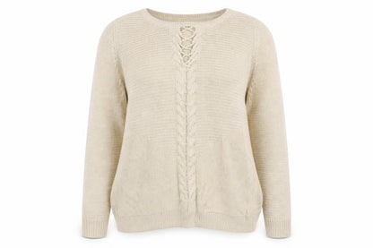 George Womens White  Knit Pullover Jumper Size 14