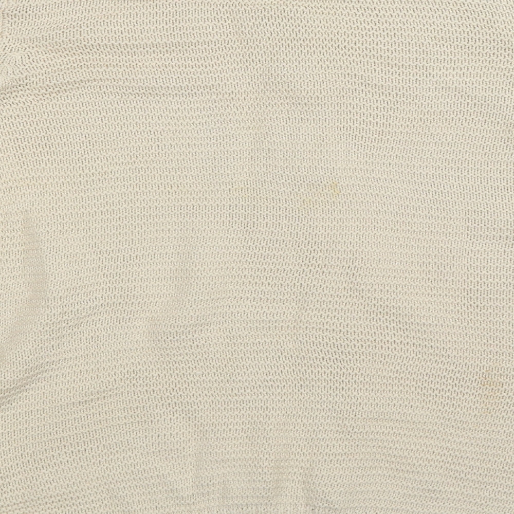George Womens White  Knit Pullover Jumper Size 14