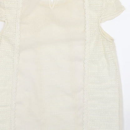 Womens UK Size 8 River Island White Camisole T-Shirt