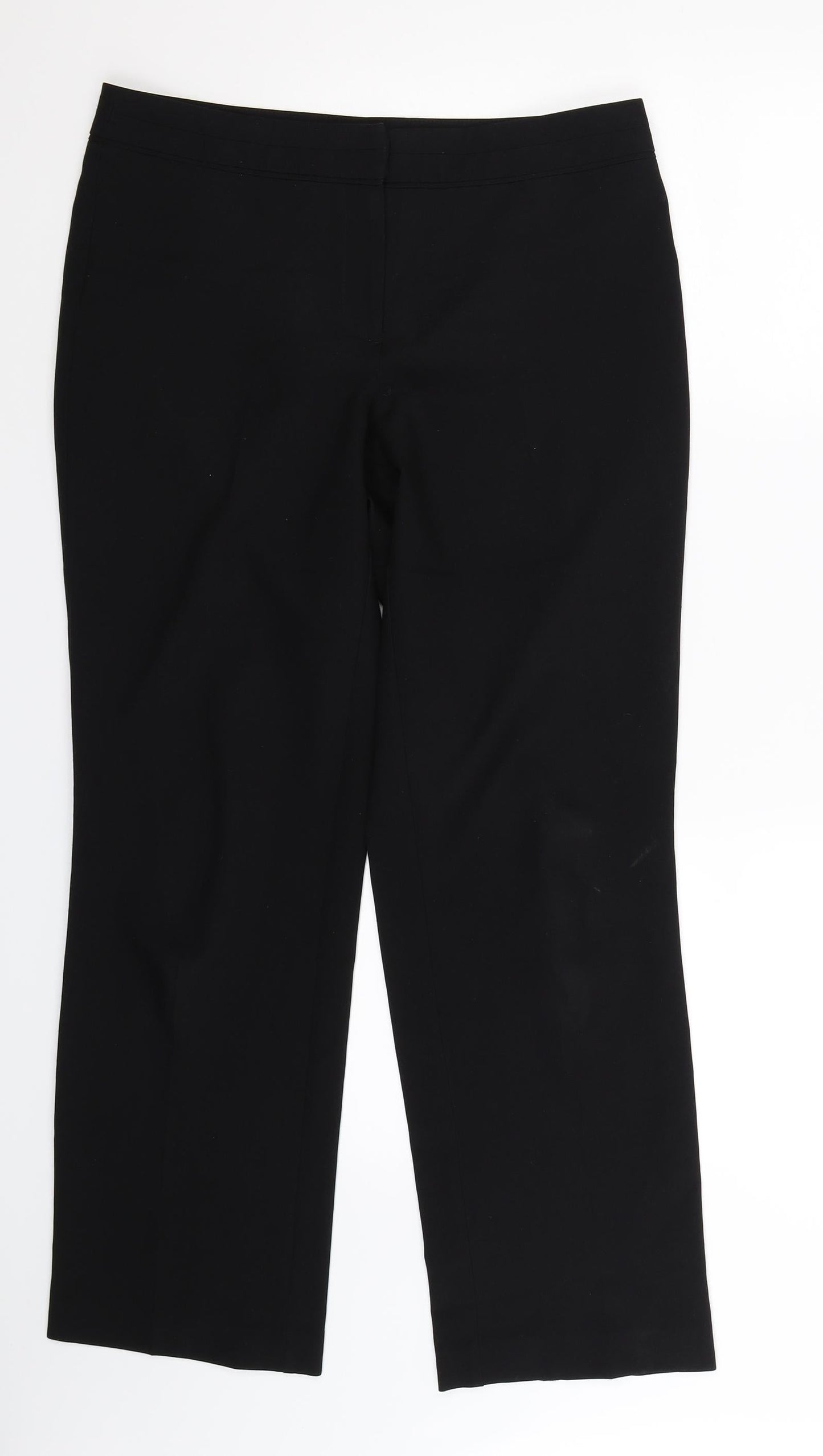 F&F Womens Black   Dress Pants Trousers Size 10 L29 in