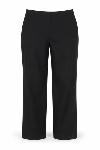 Womens UK Size 10 F&F Regular Fit Dress Pants Black Trousers