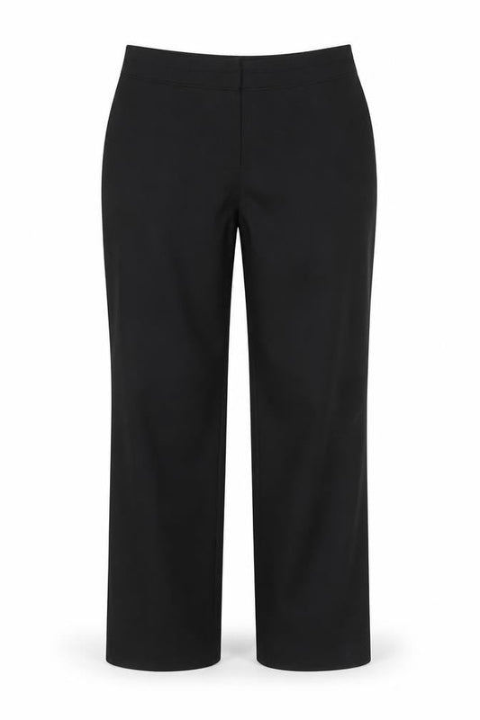 Womens UK Size 10 F&F Regular Fit Dress Pants Black Trousers