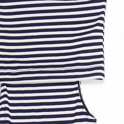 Topshop Womens Blue Striped  Bodycon  Size 10