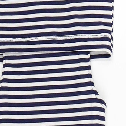 Topshop Womens Blue Striped  Bodycon  Size 10