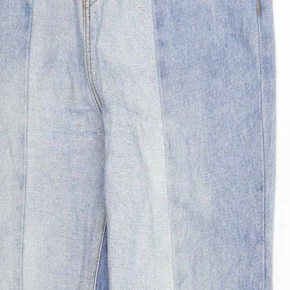 Missguided Womens Blue  Denim Mom Jeans Size 10 L28 in