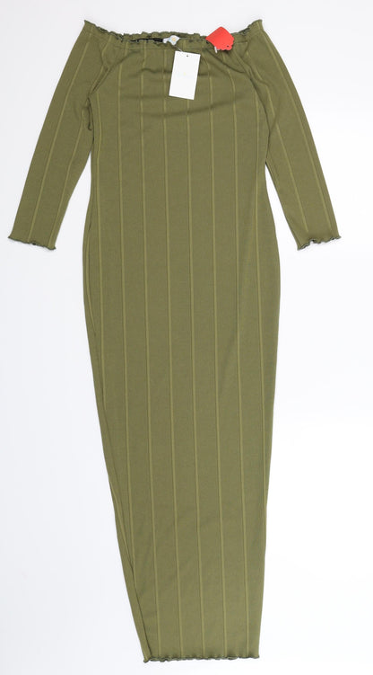 Albits London Womens Green   Bodycon  Size 8