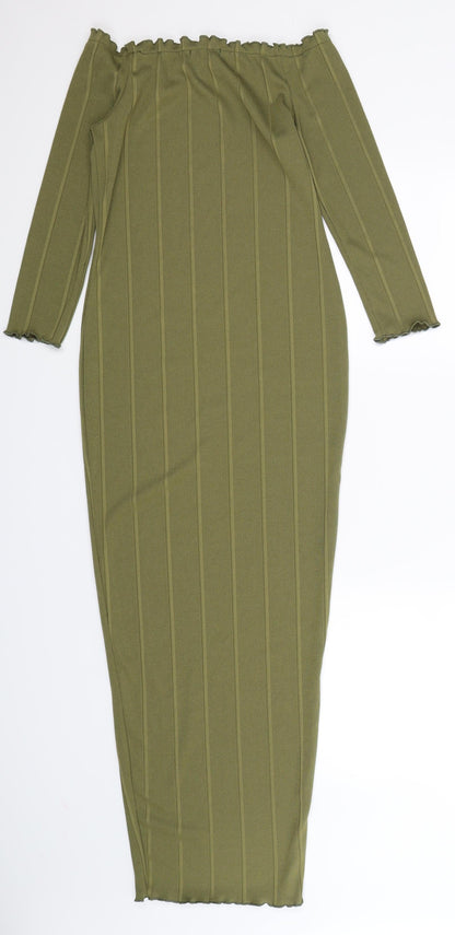 Albits London Womens Green   Bodycon  Size 8