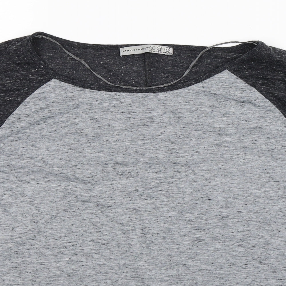 Atmosphere Womens Grey   Basic T-Shirt Size 8