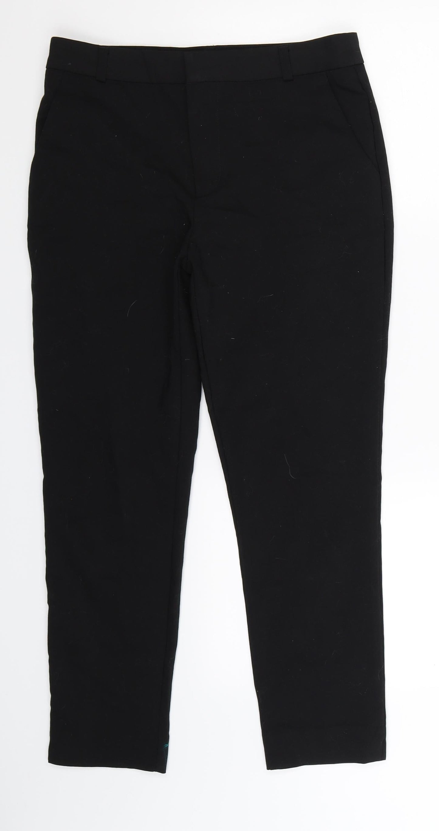 New Look Womens Black   Dress Pants Trousers Size 10 L25 in