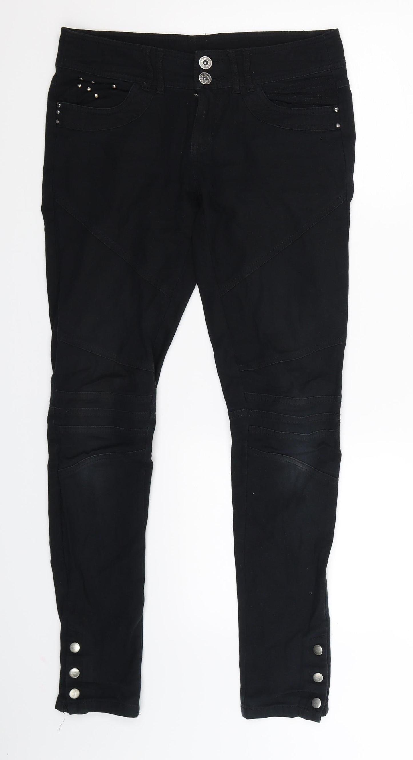 Denim Co Womens Black  Denim Skinny Jeans Size 6 L27 in