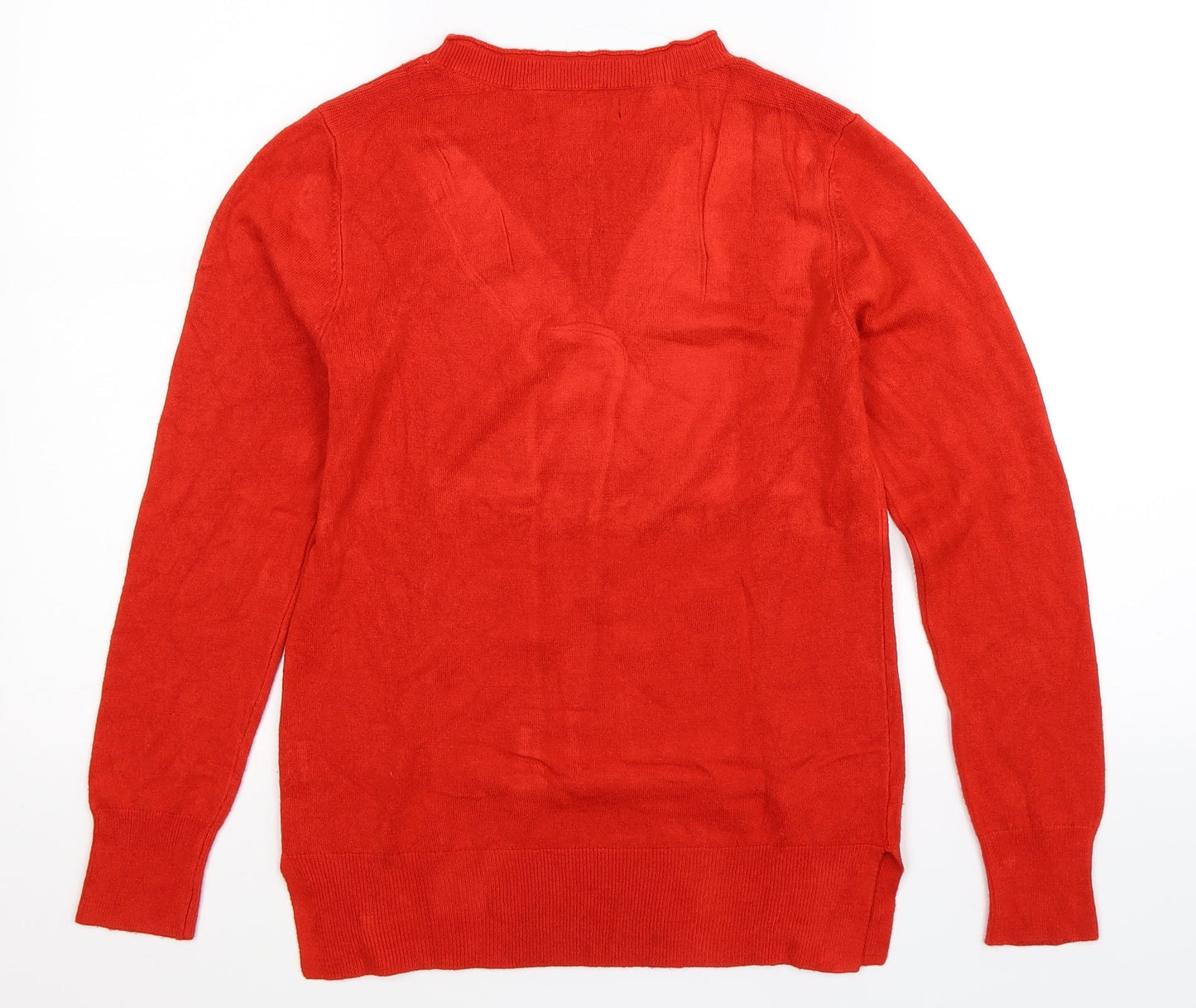 Atmosphere Womens Red  Knit Pullover Jumper Size 8