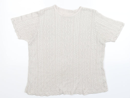 Berkertex Womens Grey  Knit Pullover Jumper Size 16