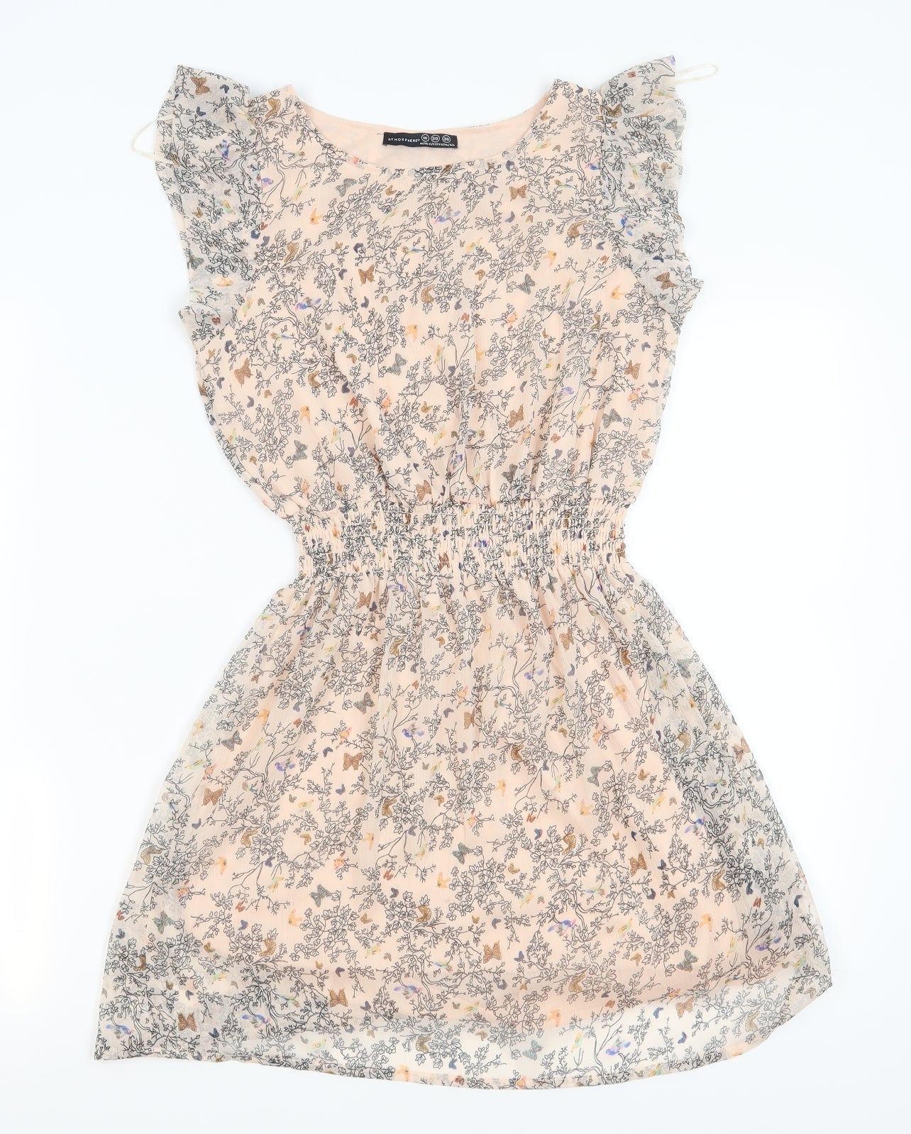 amosphere Womens Pink Floral  Fit & Flare  Size 10
