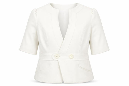 petra geneli Womens White   Quilted Coat Size 16