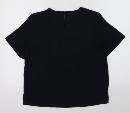 Debenhams classic Womens Blue   Basic Blouse Size 12