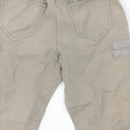 Rebel Jr Boys Beige   Cargo Shorts Size 4-5 Years