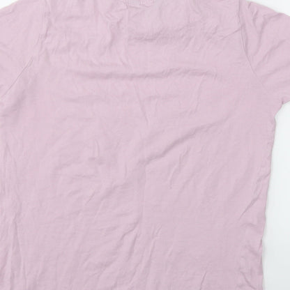 Womens UK Size 6 New Look Pink Basic T-Shirt