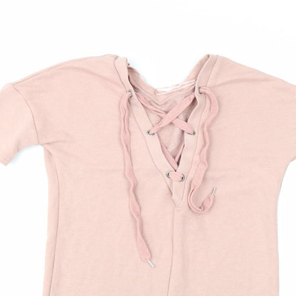 Womens UK Size 6 Atmosphere Pink Basic Polo