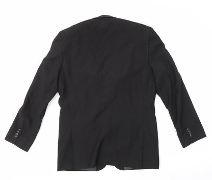 Mens UK Size  Greenwoods Regular Black Suit Jacket