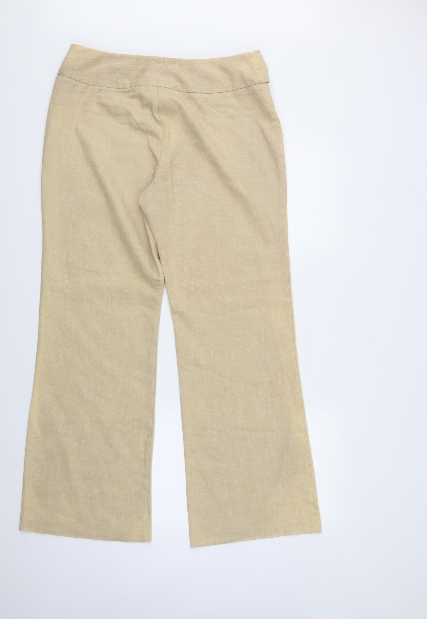 AMARANTO Womens Brown   Trousers  Size 14 L30 in