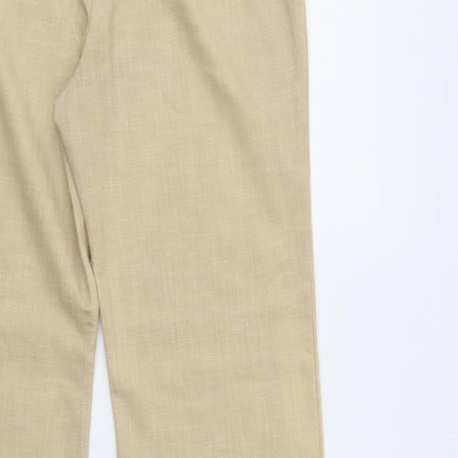 AMARANTO Womens Brown   Trousers  Size 14 L30 in