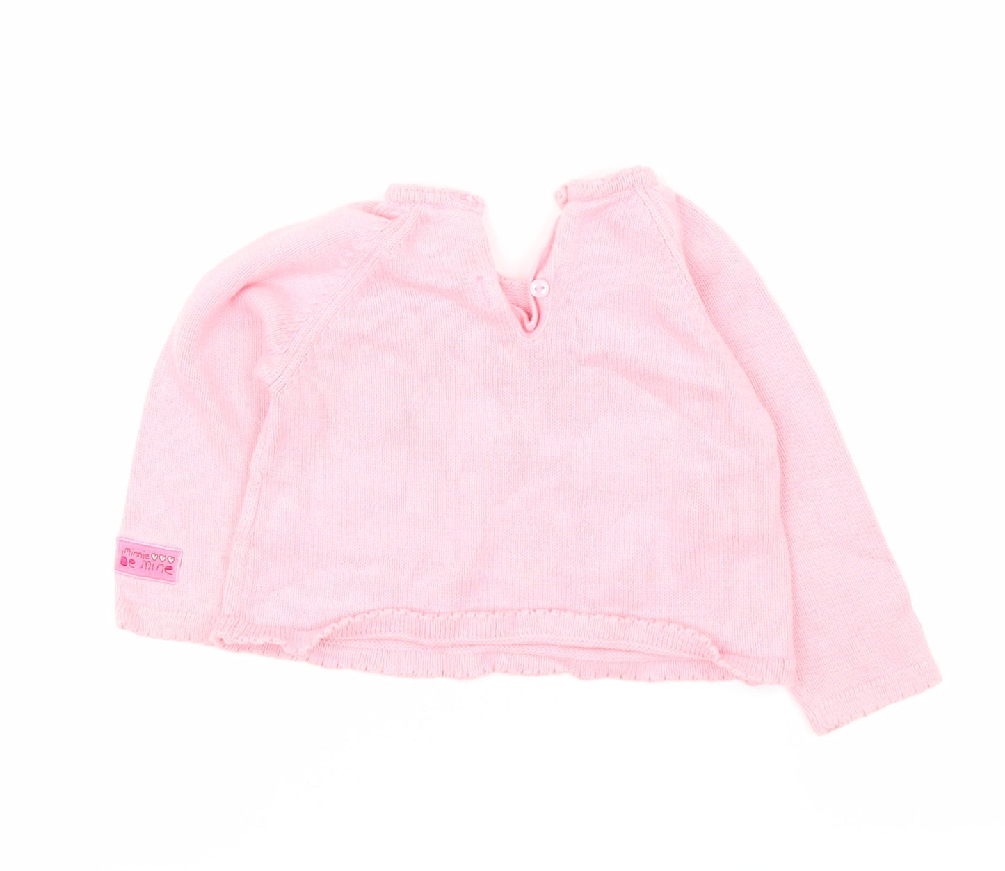 Marks and Spencer  Pink   Cardigan Jumper Size 12-18 Months  - minnie mouse
