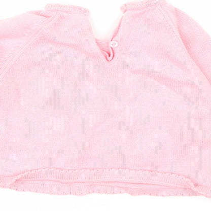Marks and Spencer  Pink   Cardigan Jumper Size 12-18 Months  - minnie mouse