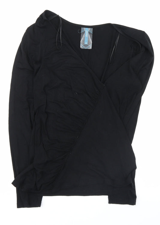 Womens UK Size 12 NEXT Black Basic Blouse