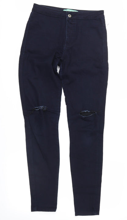 Womens UK Size 10 Atmosphere Regular Fit Skinny Blue Jeans