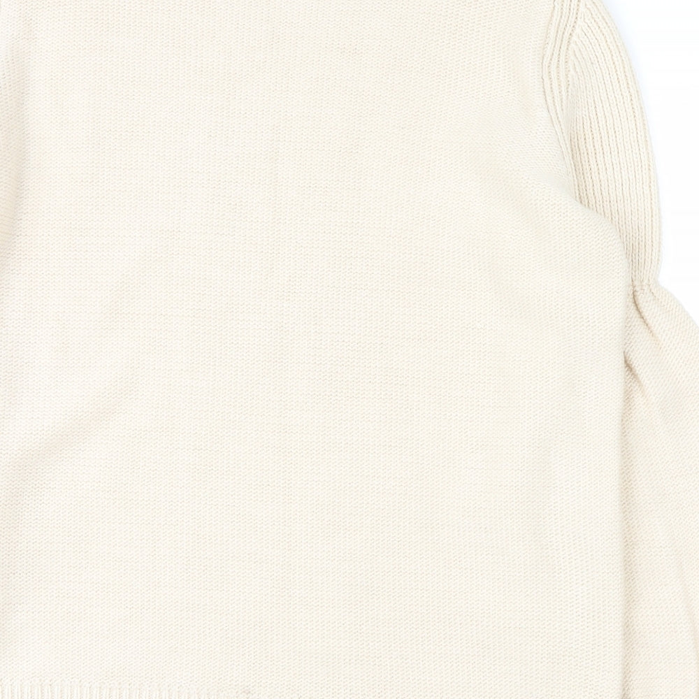 Papaya Womens White   Pullover Jumper Size L