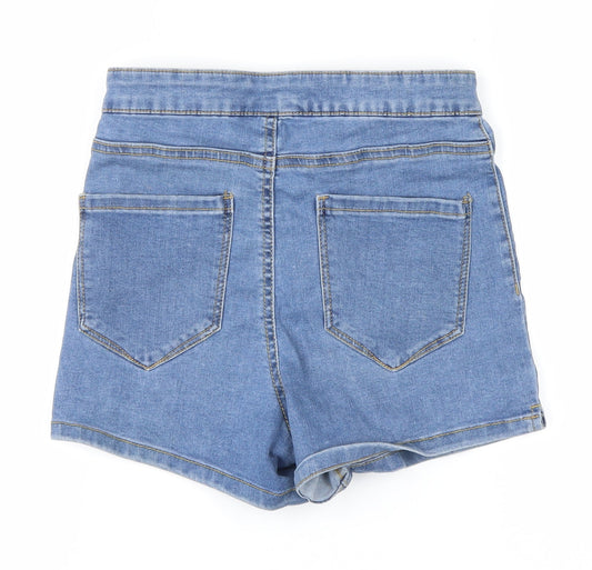 denim co Womens Blue  Denim Hot Pants Shorts Size 8