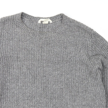 H&M Womens Grey   Pullover Jumper Size M