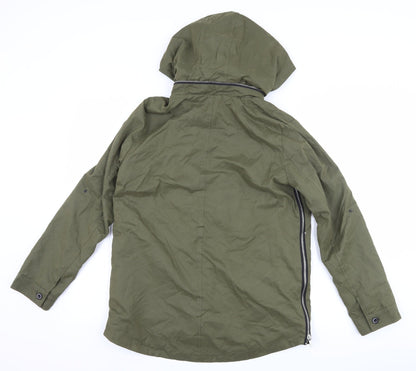 FOREVER 21 Womens Green   Trench Coat Coat Size S