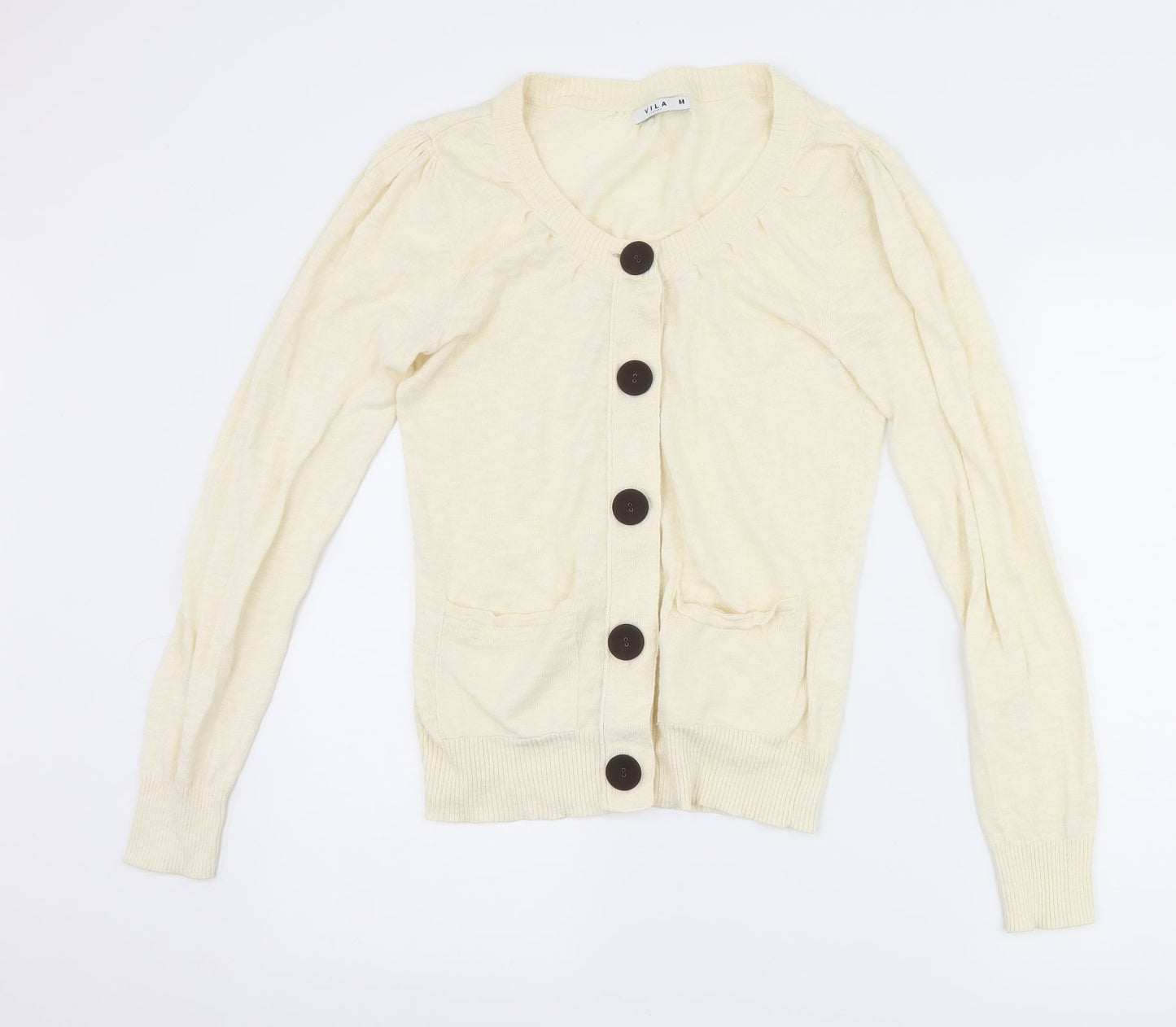 villa Womens Ivory   Cardigan Jumper Size M