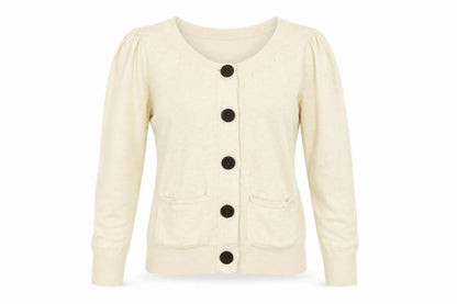 villa Womens Ivory   Cardigan Jumper Size M