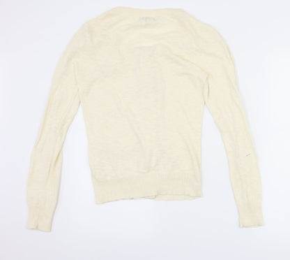 villa Womens Ivory   Cardigan Jumper Size M